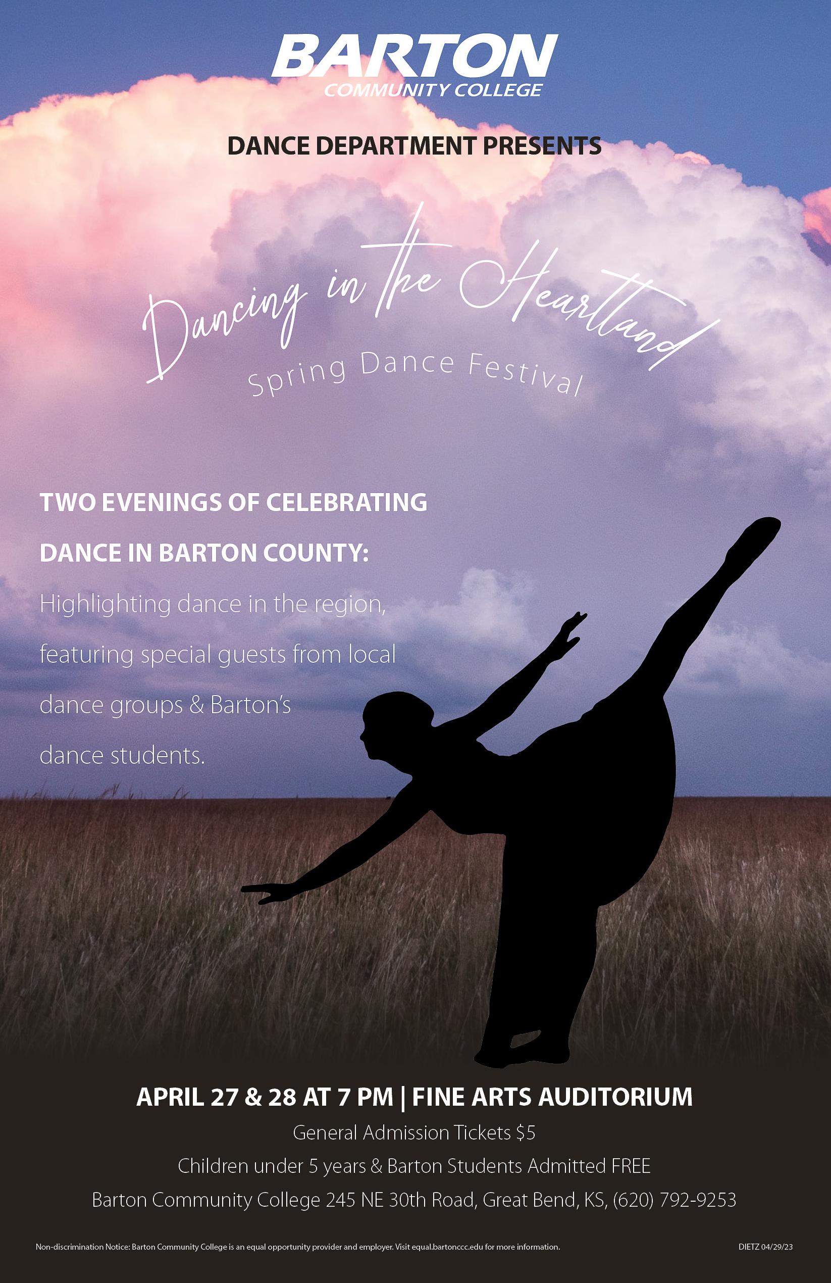 poster with dancer on it