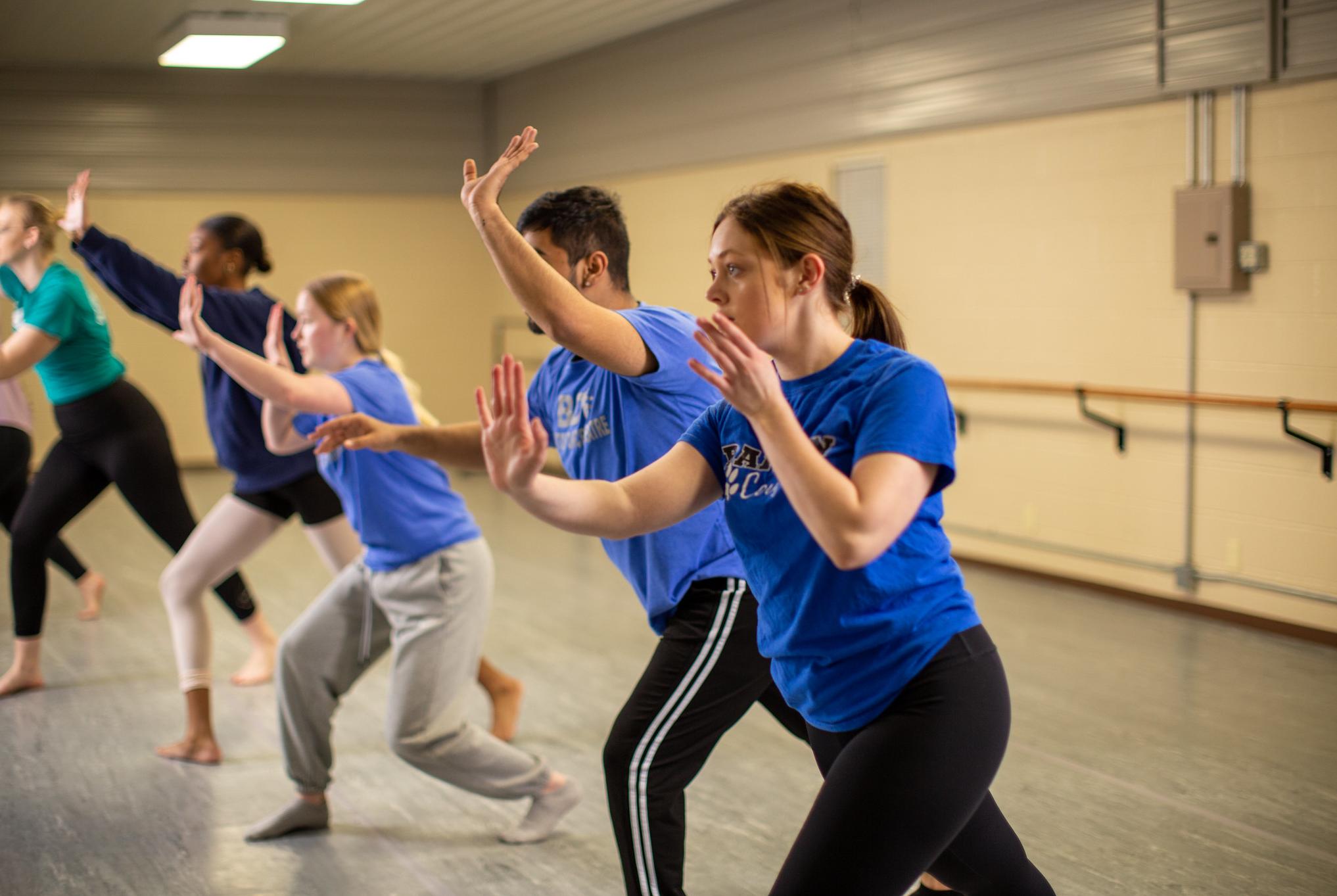 group of dancers dancing