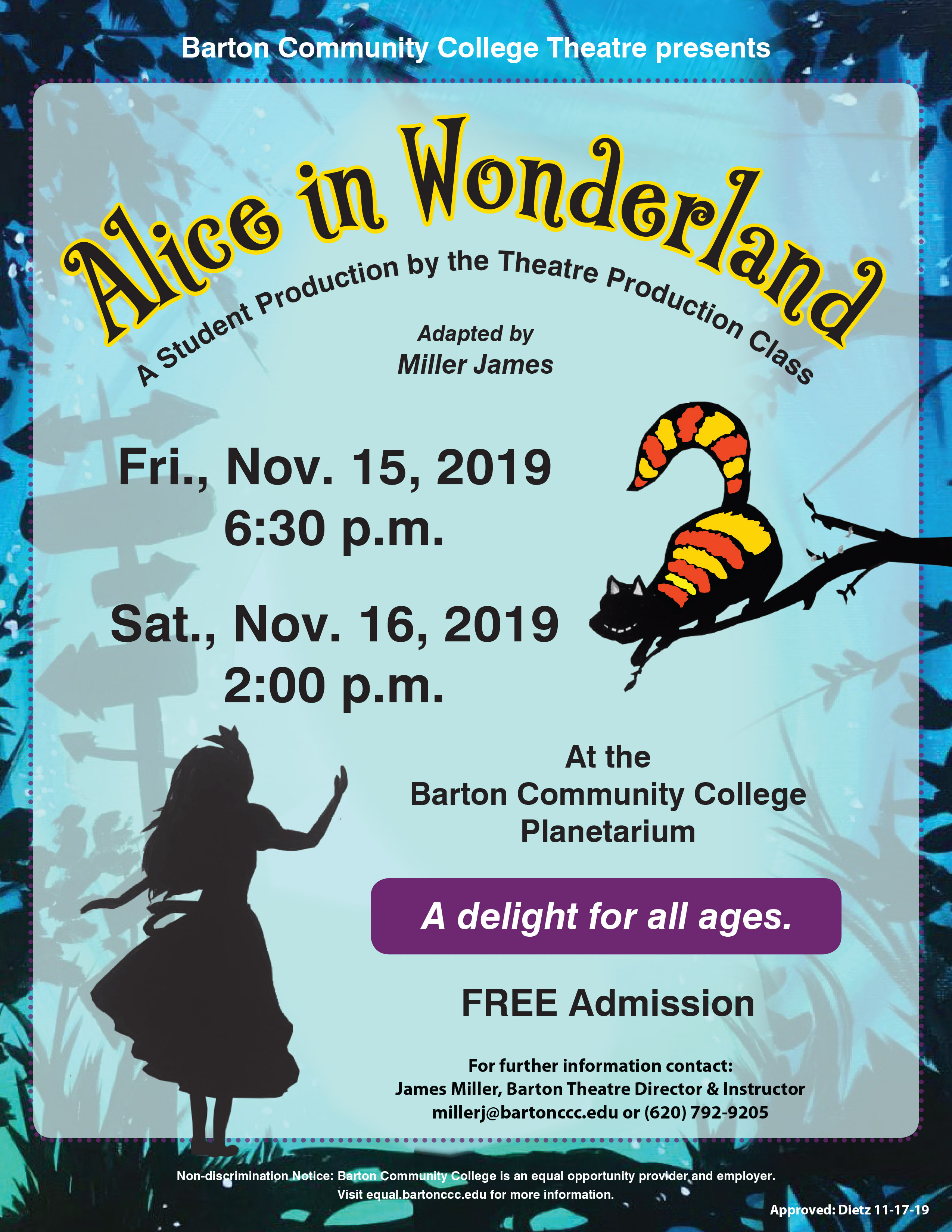 alice in wonderland poster