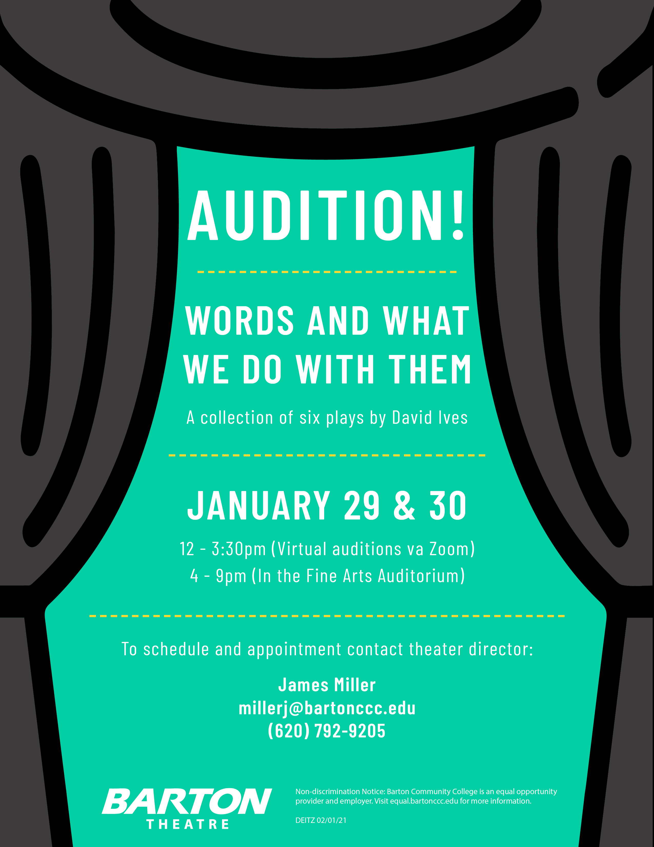 auditions flier