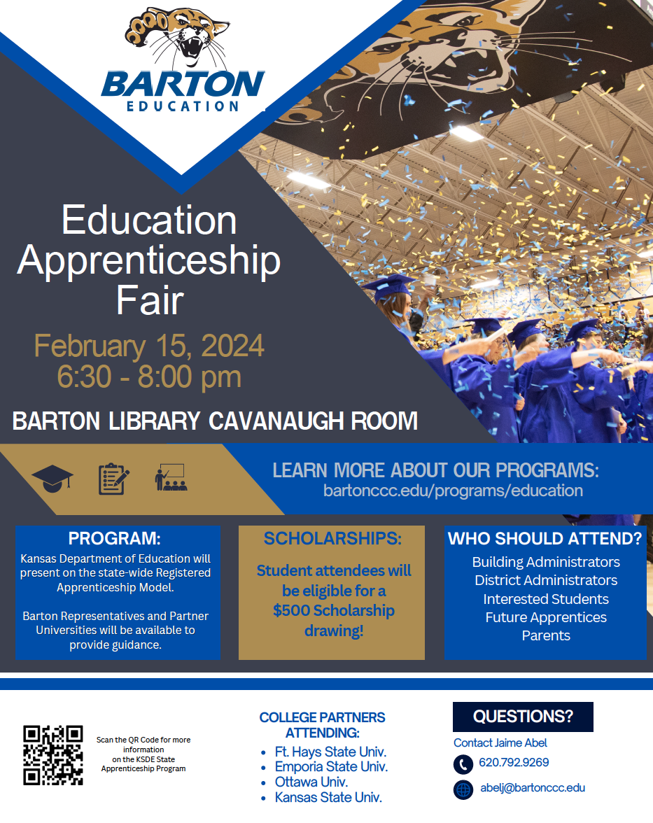 Barton Education Department To Host Education Apprenticeship Fair ...