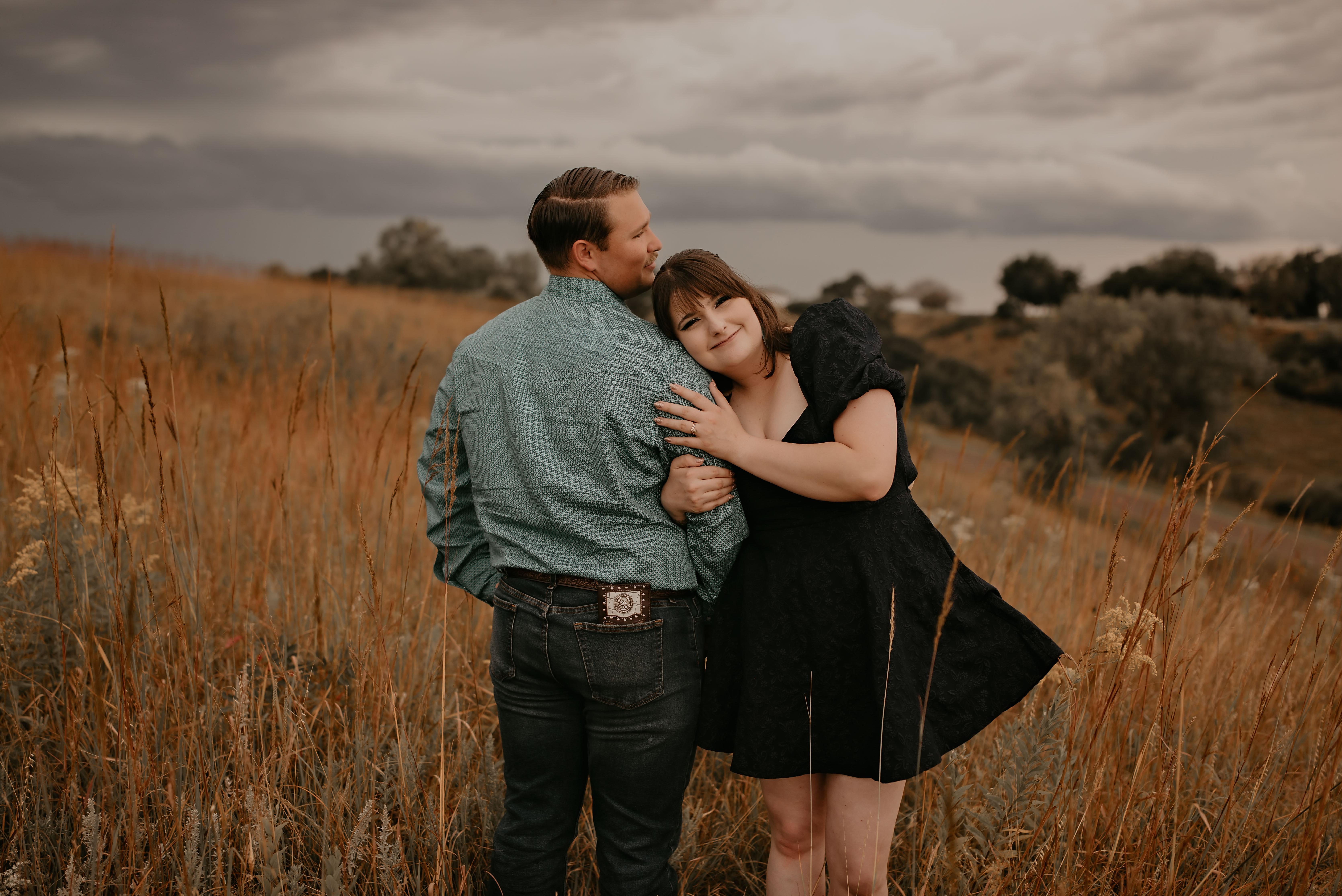 husband and wife in a photo