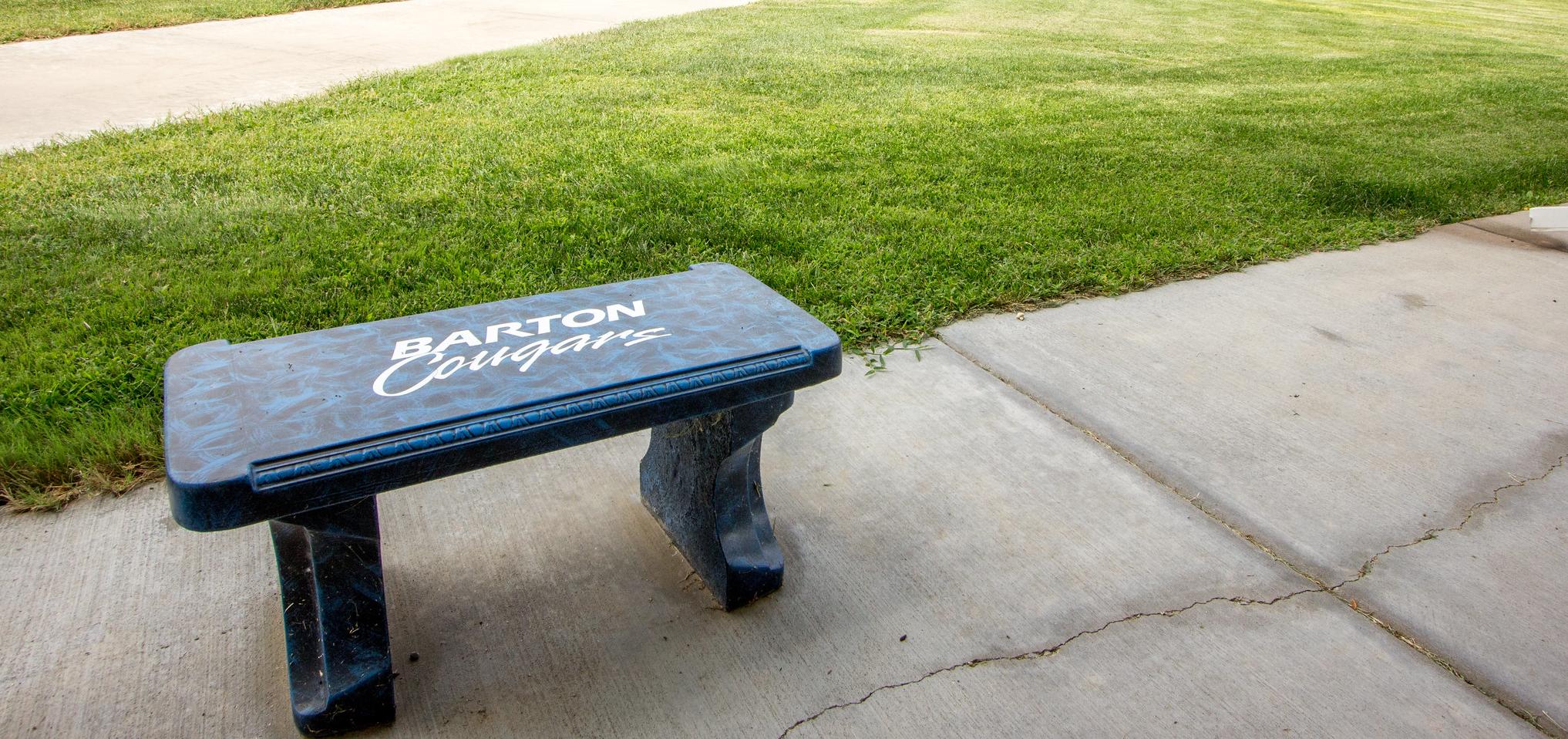 Bench on campus