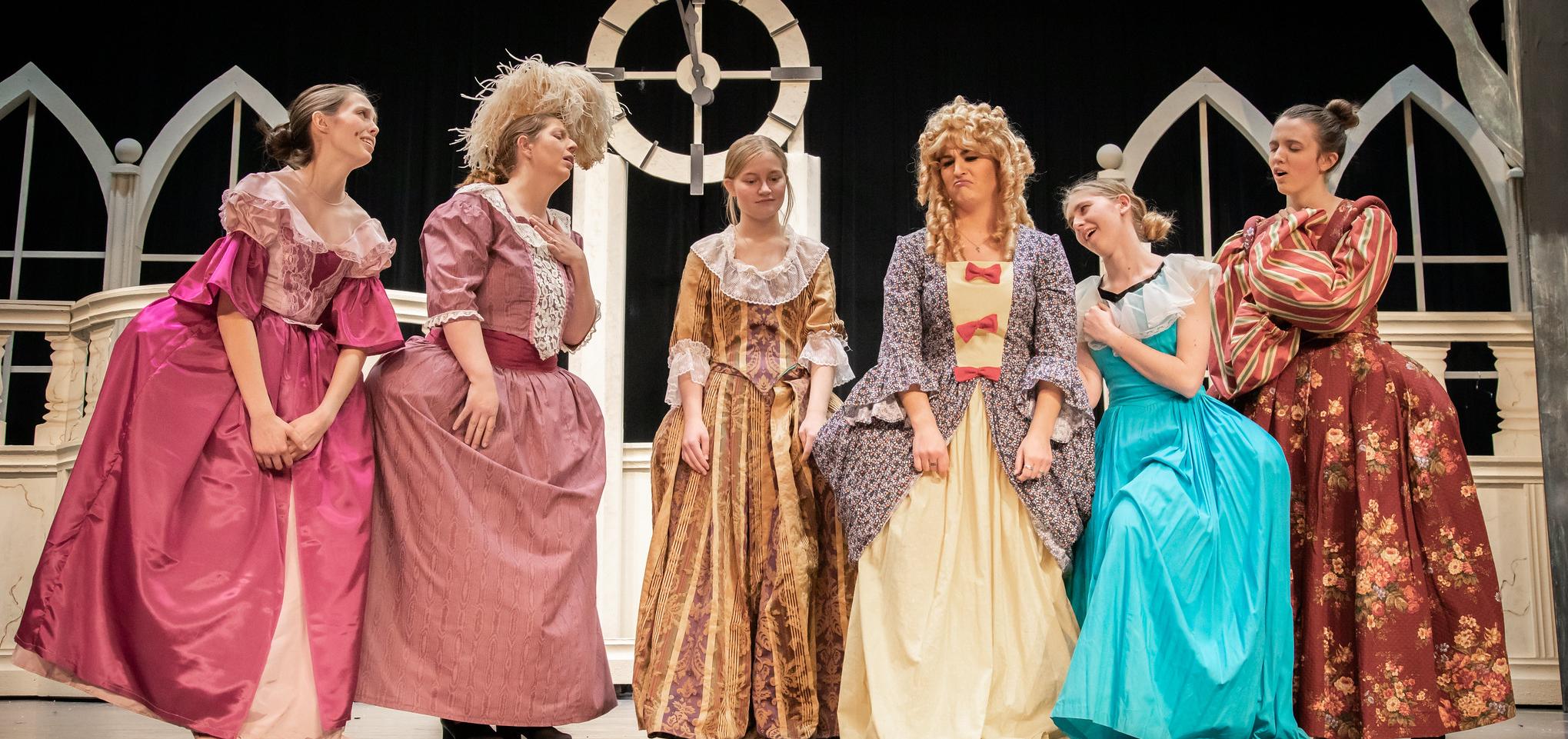 Actors in the Theatre production of Cinderella