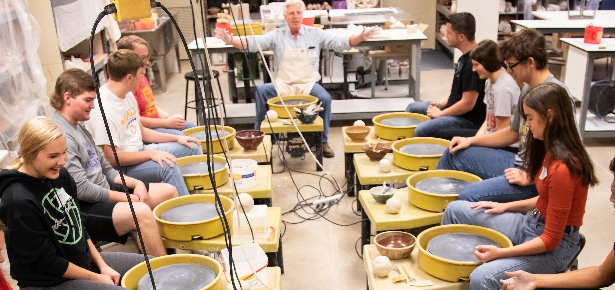 Students interact at Jack Kilby STEM Day