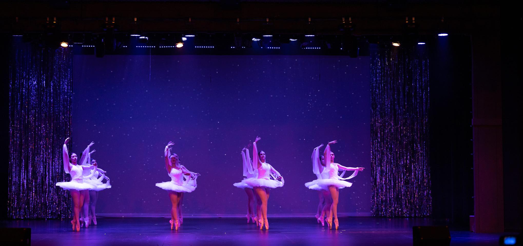 Students perform at the Barton auditorium