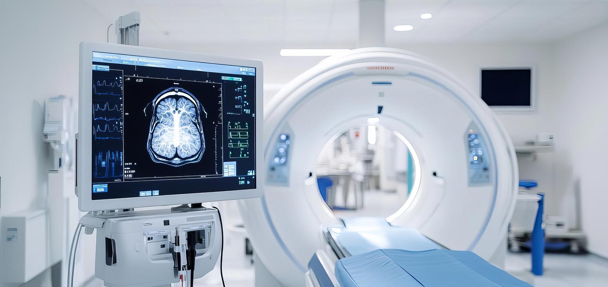 Radiology equipment in hospital